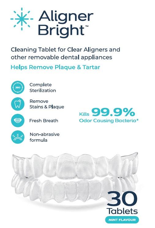Aligner Bright Cleaning Tablets ORTHOMAX Australia